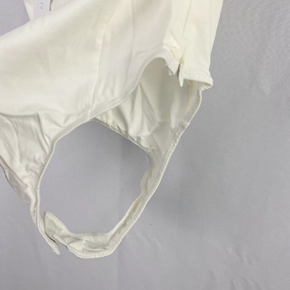 ASTR The Label Sweet Summer Ruffled One Shoulder Bodysuit White - Picture 8 of 10